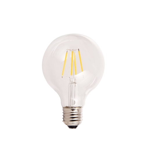 Filament LED lamp Globe Medium E27 4W