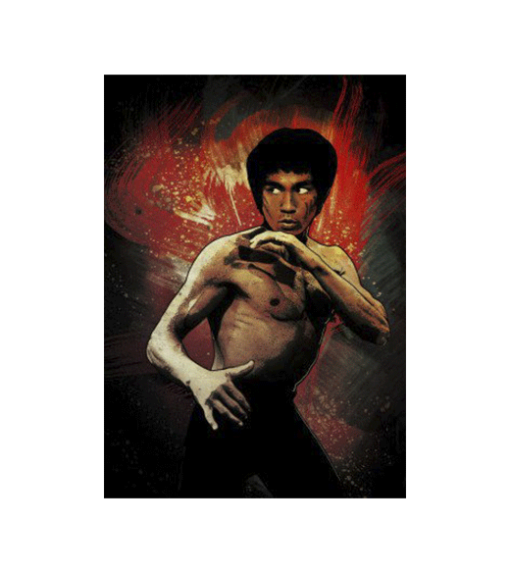 Bruce Lee wandplaat
