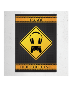 Do not disturb the gamer wandplaat