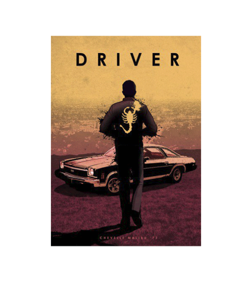 Driver - Ryan Gosling wandplaat