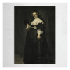 Rembrandt van Rijn - Portret Oopje Coppit wandplaat