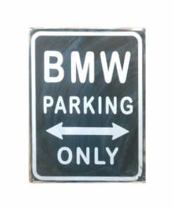 BMW parking only 2.0 - metalen bord