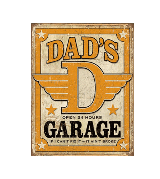 Mancave bord - Dad's Garage 2.0