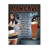 Mancave bord - Man Cave Rules 2.0