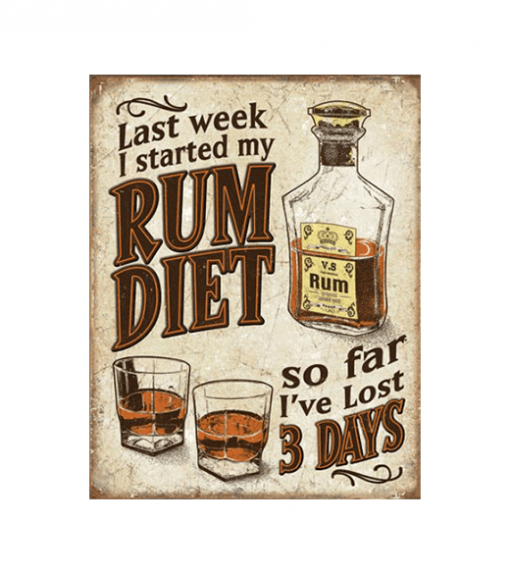 Mancave bord - Rum Diet