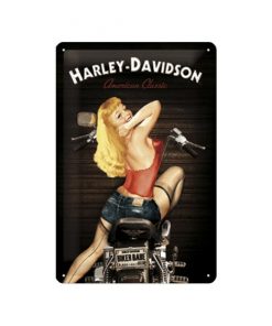 Harley Davidson American classic - metalen bord