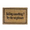 Selling something? - kokos deurmat