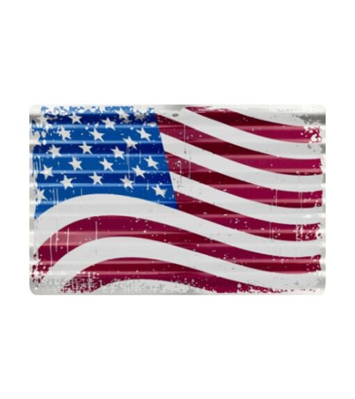 Amerikaanse vlag - metalen bord