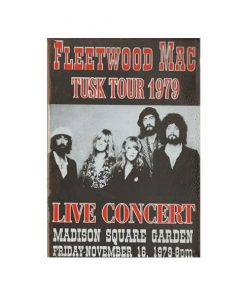 Fleetwood tusk tour 1979 - metalen bord