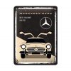 Mercedes Benz Gullwing - metalen bord