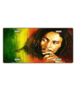 Bob Marley plaat - metalen bord
