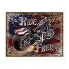 Free Ride motor USA - metalen bord