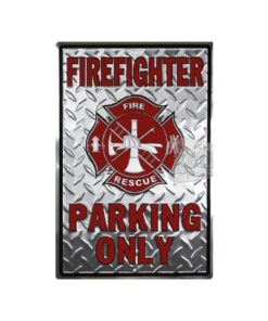 metalen parkeerbord Brandweer