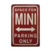 metalen parkeerbord Mini