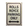 metalen parkeerbord Rolls Royce