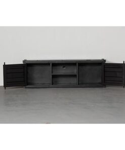 Grant zeecontainer tv meubel industrieel zwart