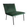 Velvet fauteuil Kelly green