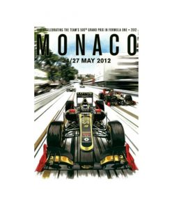 Grand prix Monaco - metalen bord