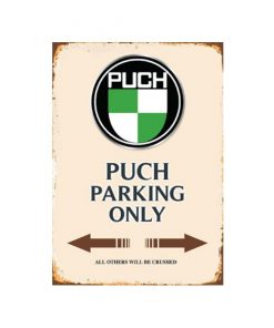 Puch parkeerbord