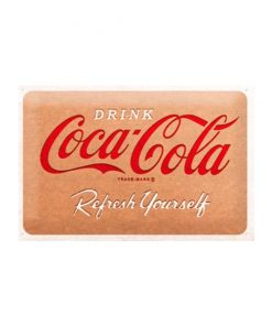 Refresh yourself Coca Cola - metalen bord