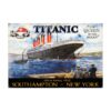 Titanic southampton new york - metalen bord