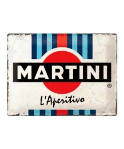 Martini l'aperitivo - metalen bord