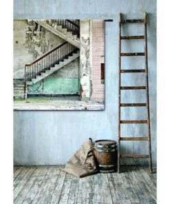 Wandkleed 'Concrete Stairs' - Urban Cotton