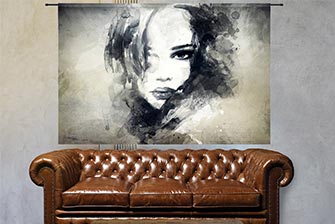 Wandkleed 'The Look ' - Urban Cotton