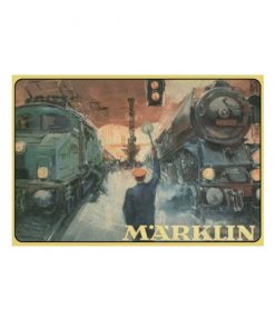 Marklin station - metalen bord