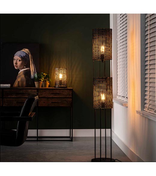 Cooper 1-lichts industriële tafellamp