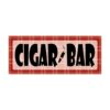 Cigar bar - metalen bord