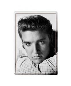 Elvis portretfoto - metalen bord