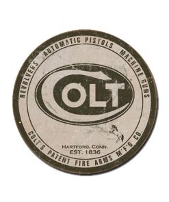 Colt round est. 1836 - metalen bord