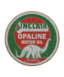 Sinclair opaline motor oil - metalen bord