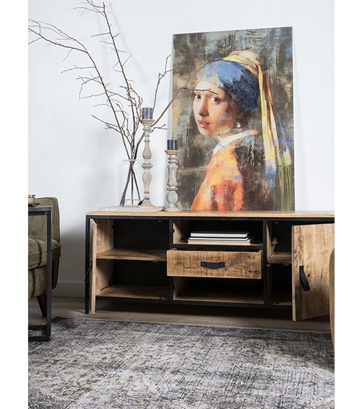 Jesper tv meubel industrieel hout 160cm
