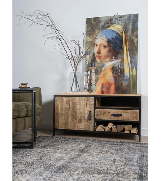 Tycho tv meubel industrieel hout 120cm