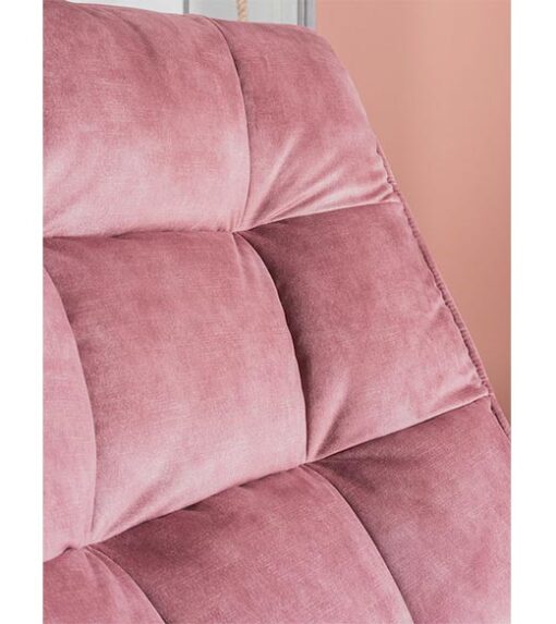 Adaline velvet fauteuil roze