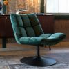 Dutchbone lounge fauteuil Bar velvet groen
