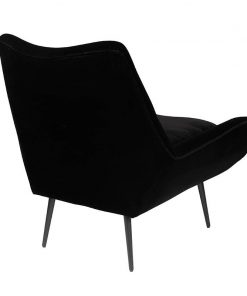 Dutchbone lounge fauteuil Glodis zwart