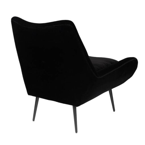 Dutchbone lounge fauteuil Glodis zwart