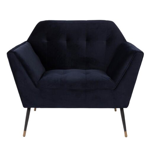 Dutchbone lounge fauteuil Kate blauw