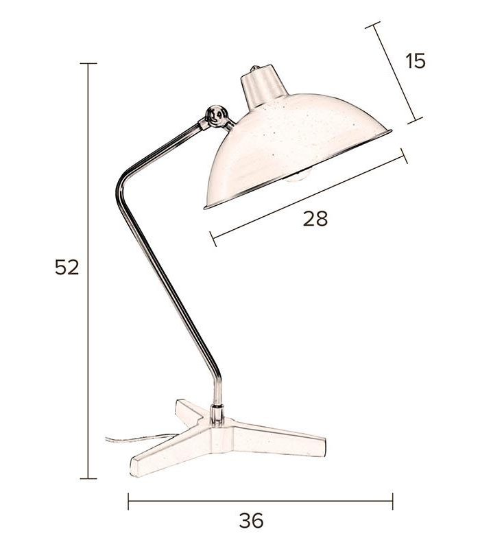 Dutchbone Bureaulamp Devi Groen-6