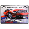 Ford Mustang american bred - metalen bord