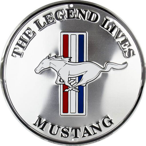 Ford Mustang the legend - metalen bord
