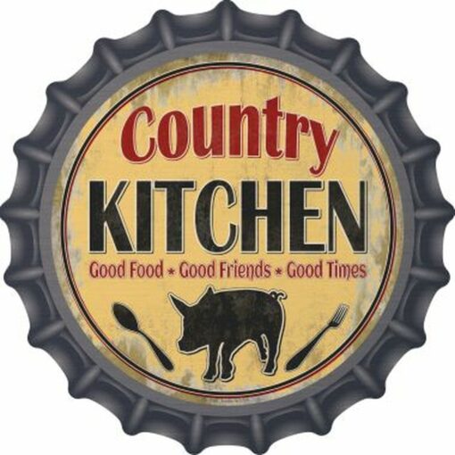 Country Kitchen - metalen bord