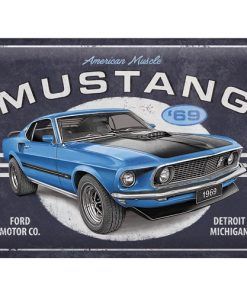 Ford Mustang 1969 - metalen bord