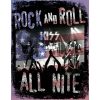 Kiss Rock and Roll - metalen bord