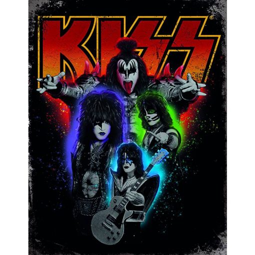 Kiss group - metalen bord