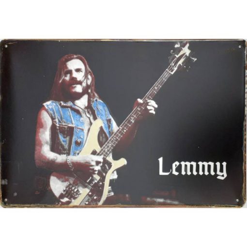 Lemmy guitar - metalen bord