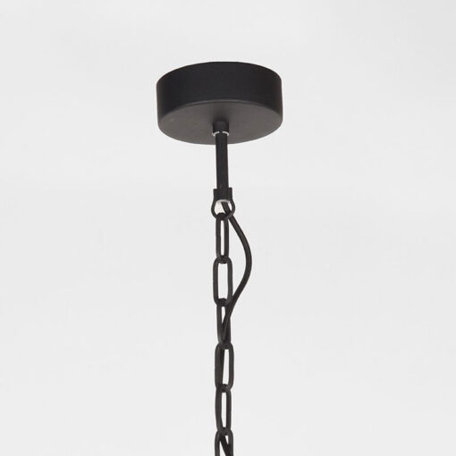 Denver 1-lichts hanglamp 42cm zwart